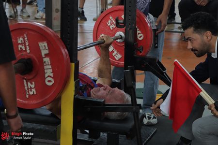 مسابقات پرس سینه مازندران در محمودآباد