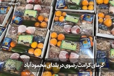 گرمای کرامت رضوی در یلدای محمودآباد