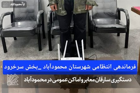 دستگیری سارقان معابر و اماکن عمومی در محمودآباد