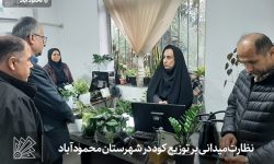 نظارت میدانی بر توزیع کود در شهرستان محمودآباد