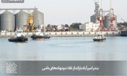 بندر امیرآباد بارانداز غلات و نهاده‌های دامی