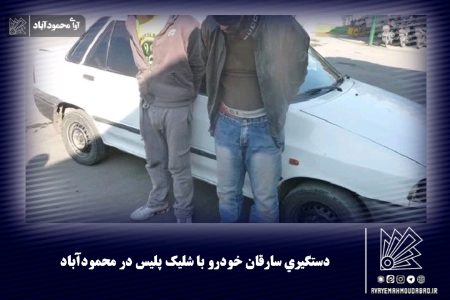 دستگيري سارقان خودرو با شلیک پليس در محمودآباد