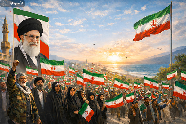 حضور مردم محمودآباد در راهپیمایی ۲۲ بهمن